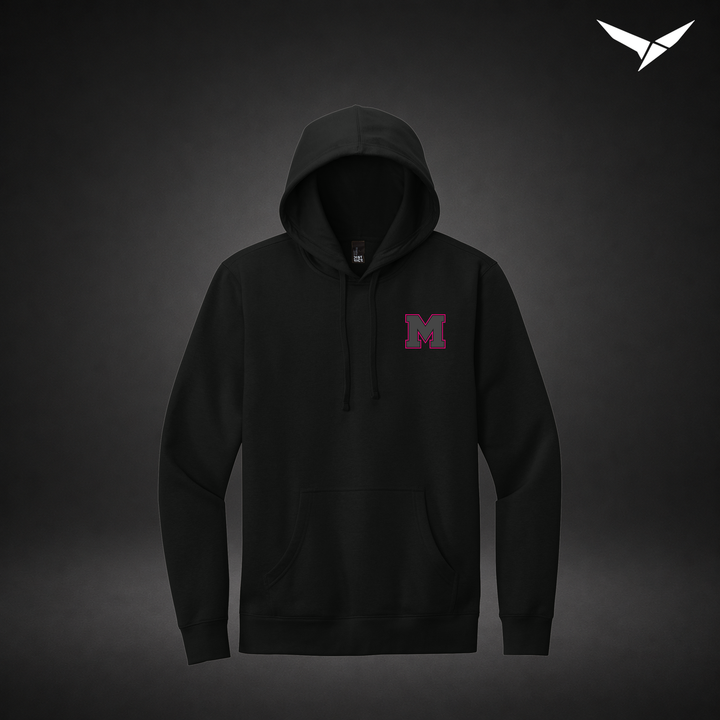 Night Court hoodie — black — Front