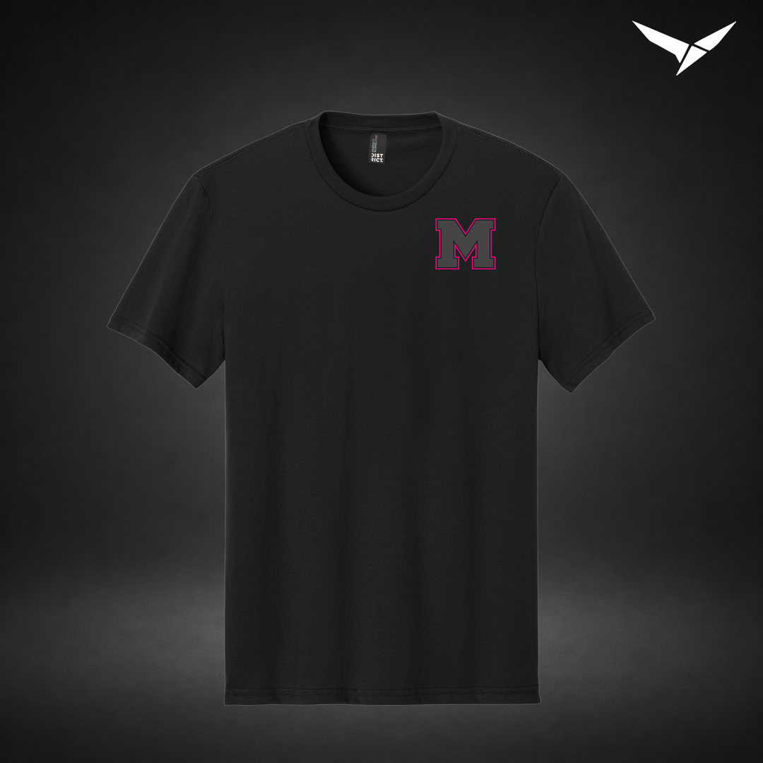 Night Court tee — black — Front