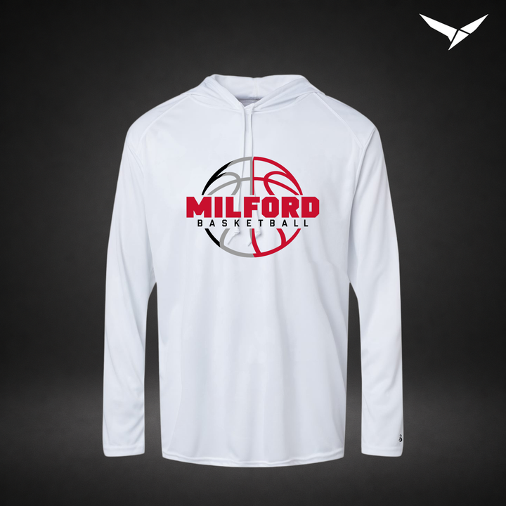 Next Gen long-sleeve-hooded-tee — white — Front