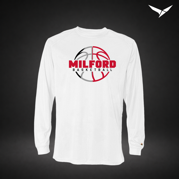 Next Gen long-sleeve-performance-tee — white — Front