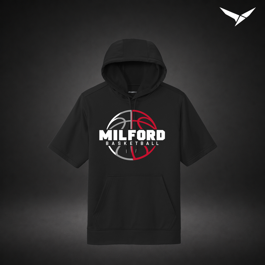 Next Gen short-sleeve-hoodie — black — Front