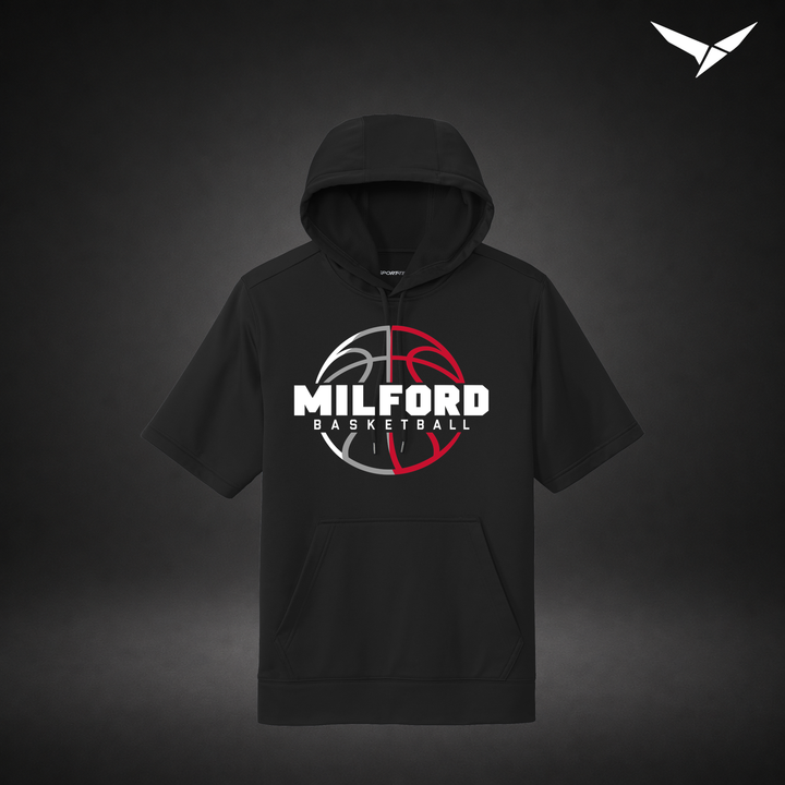 Next Gen short-sleeve-hoodie — black — Front