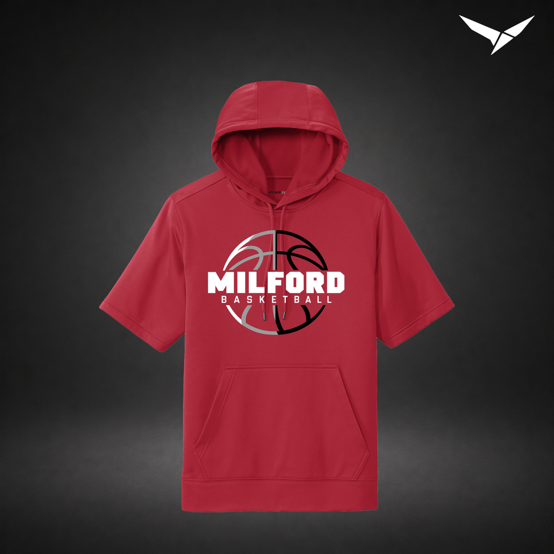 Next Gen short-sleeve-hoodie — red — Front