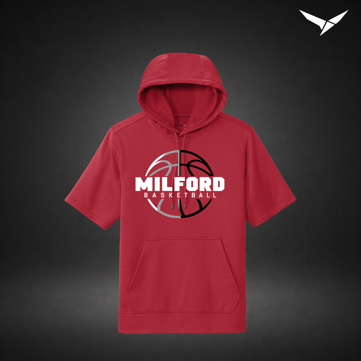 Next Gen short-sleeve-hoodie — red — Front