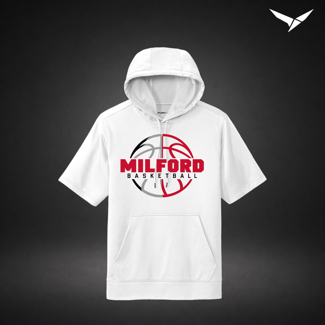Next Gen short-sleeve-hoodie — white — Front