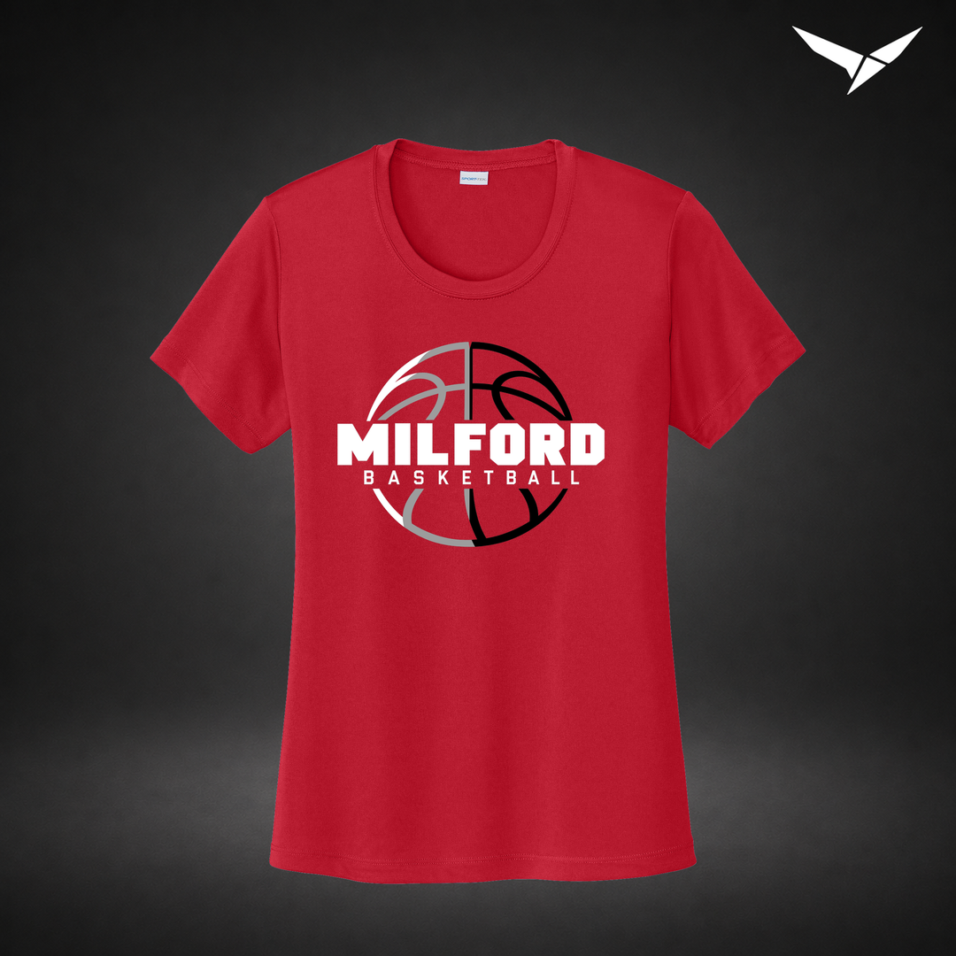Next Gen womens-performance-tee — red — Front