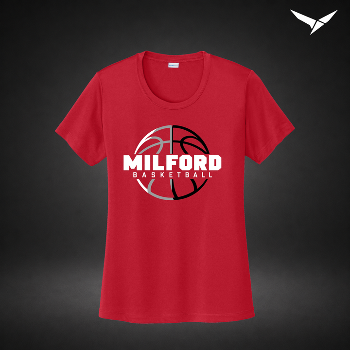 Next Gen womens-performance-tee — red — Front