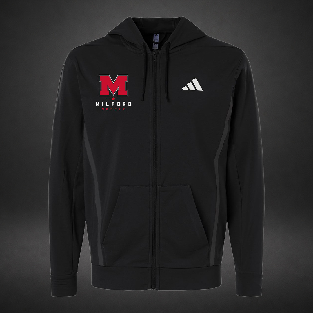 The Pitch fullzip-fleece — black