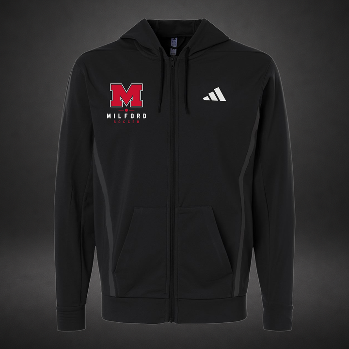 The Pitch fullzip-fleece — black