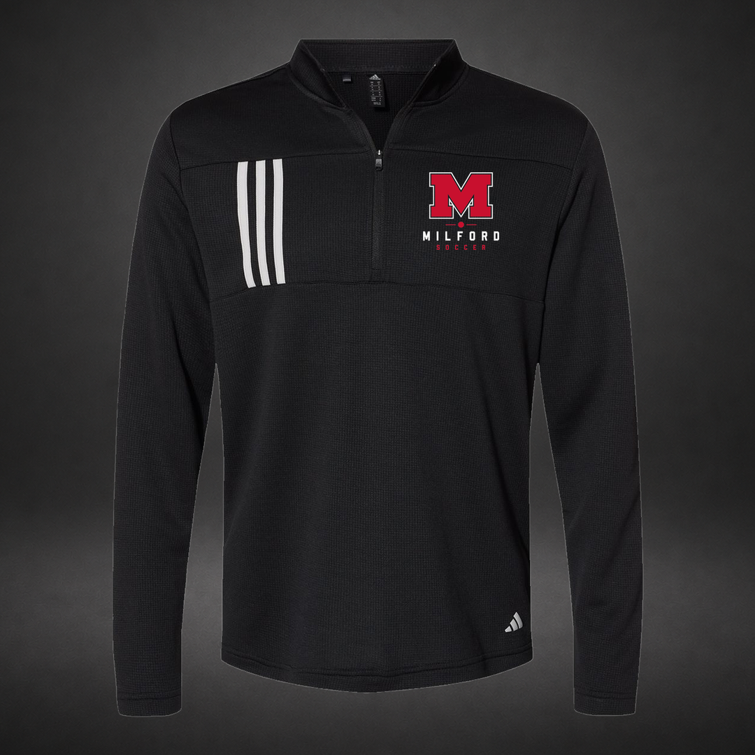 The Pitch quarterzip-performance — black