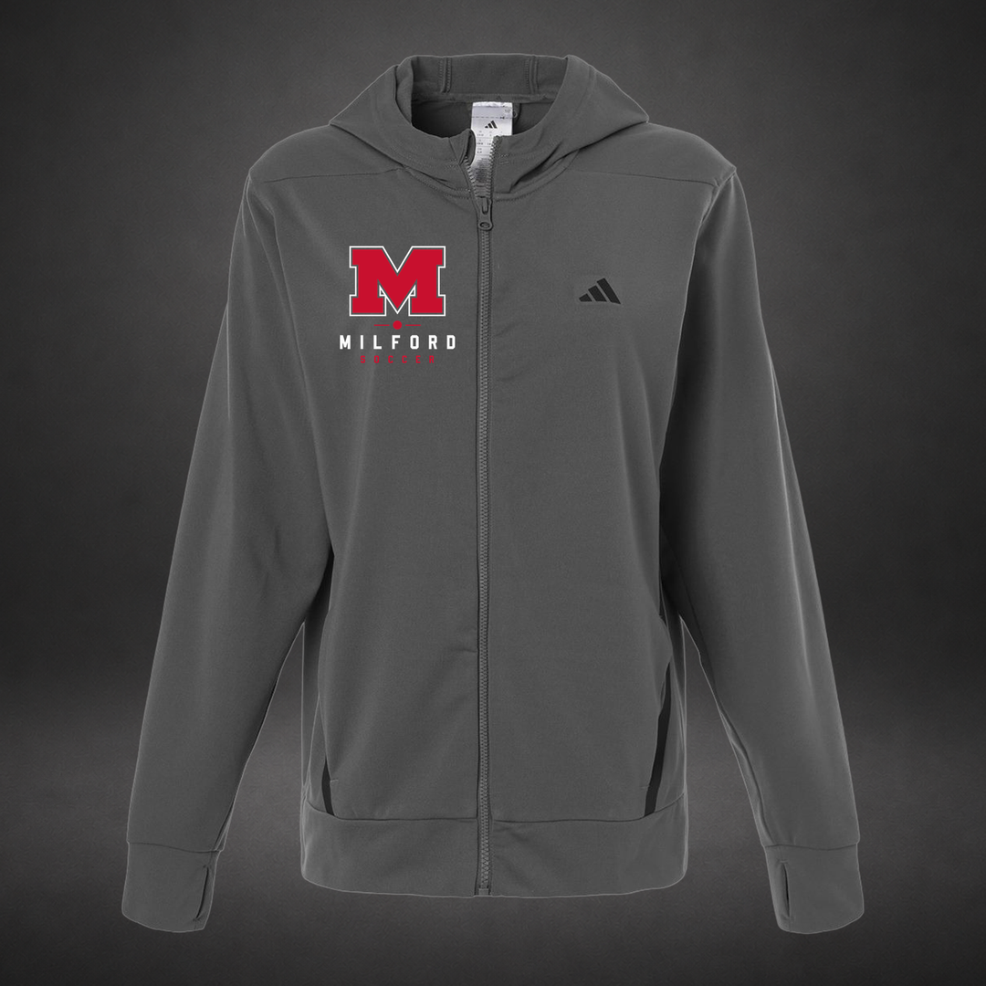 The Pitch womens-fullzip-fleece — grey