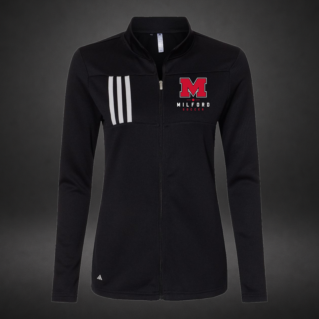 The Pitch womens-fullzip-performance — black