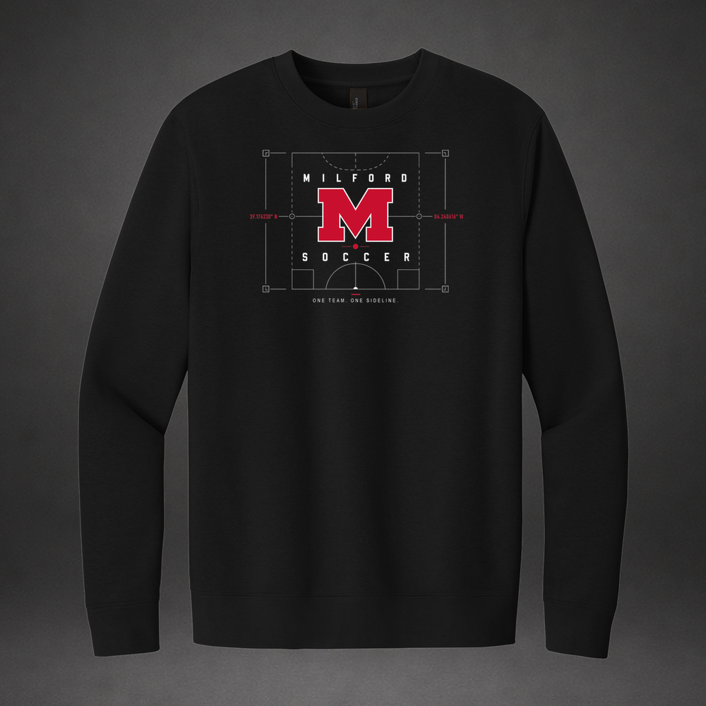 Precision crewneck — black