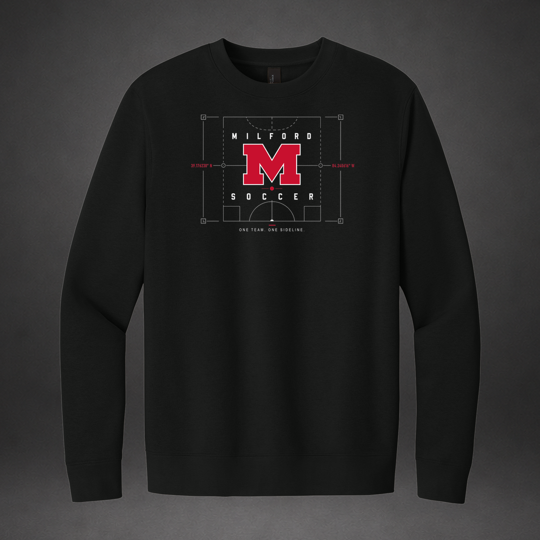 Precision crewneck — black