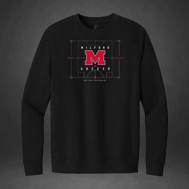 Precision crewneck — black
