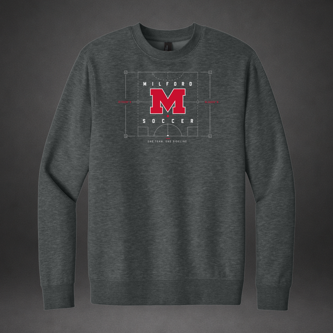Precision crewneck — grey