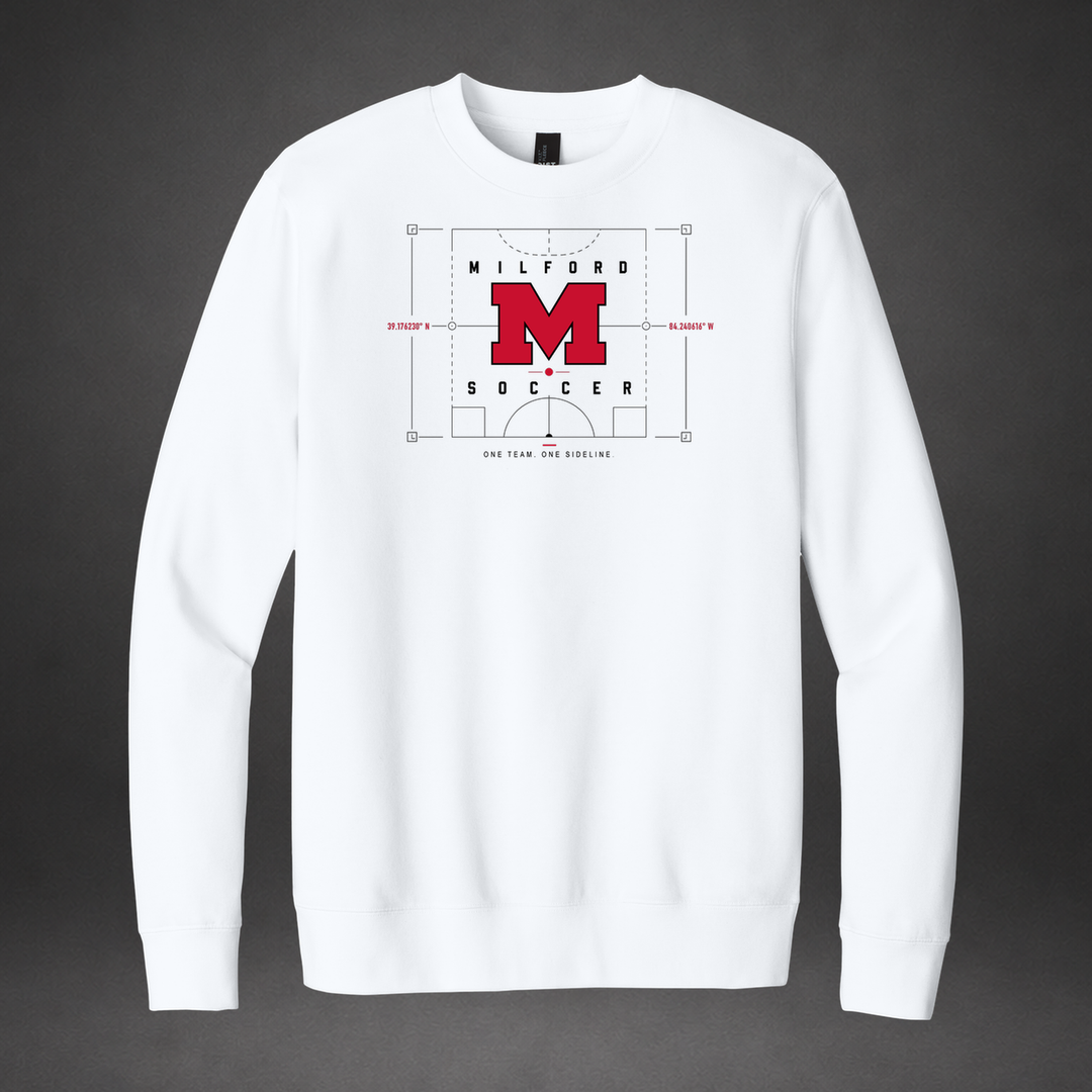 Precision crewneck — white