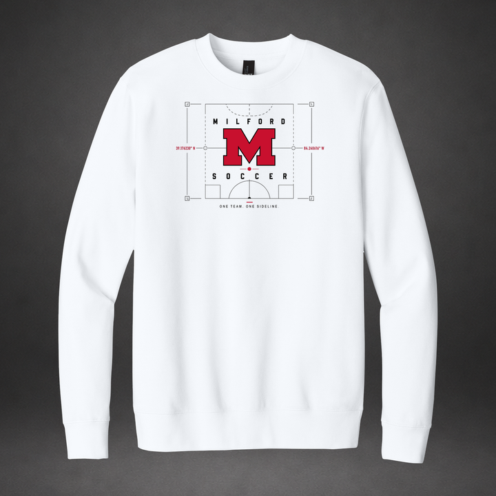 Precision crewneck — white