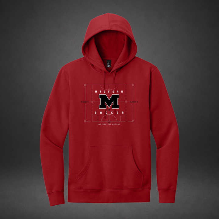 Precision hoodie — red