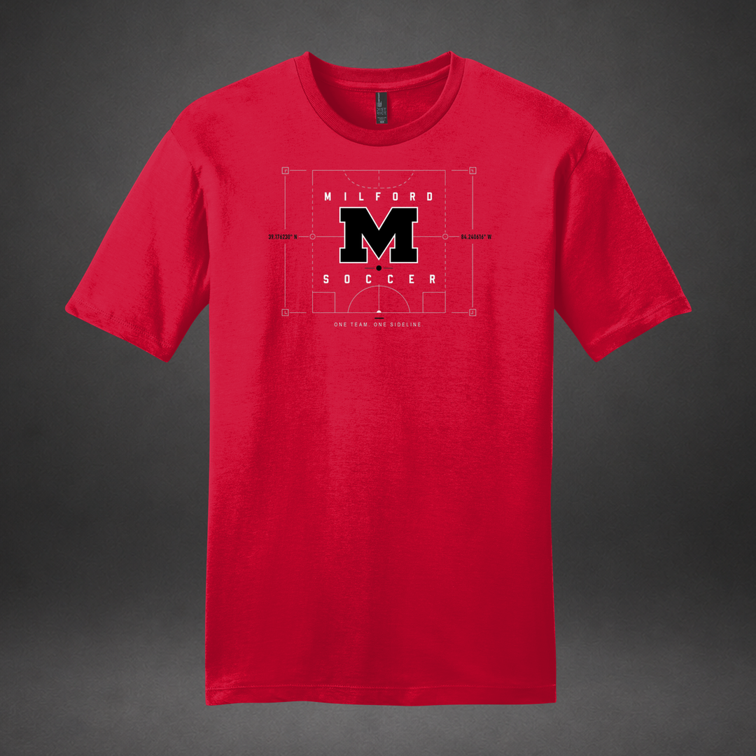Precision tee — red