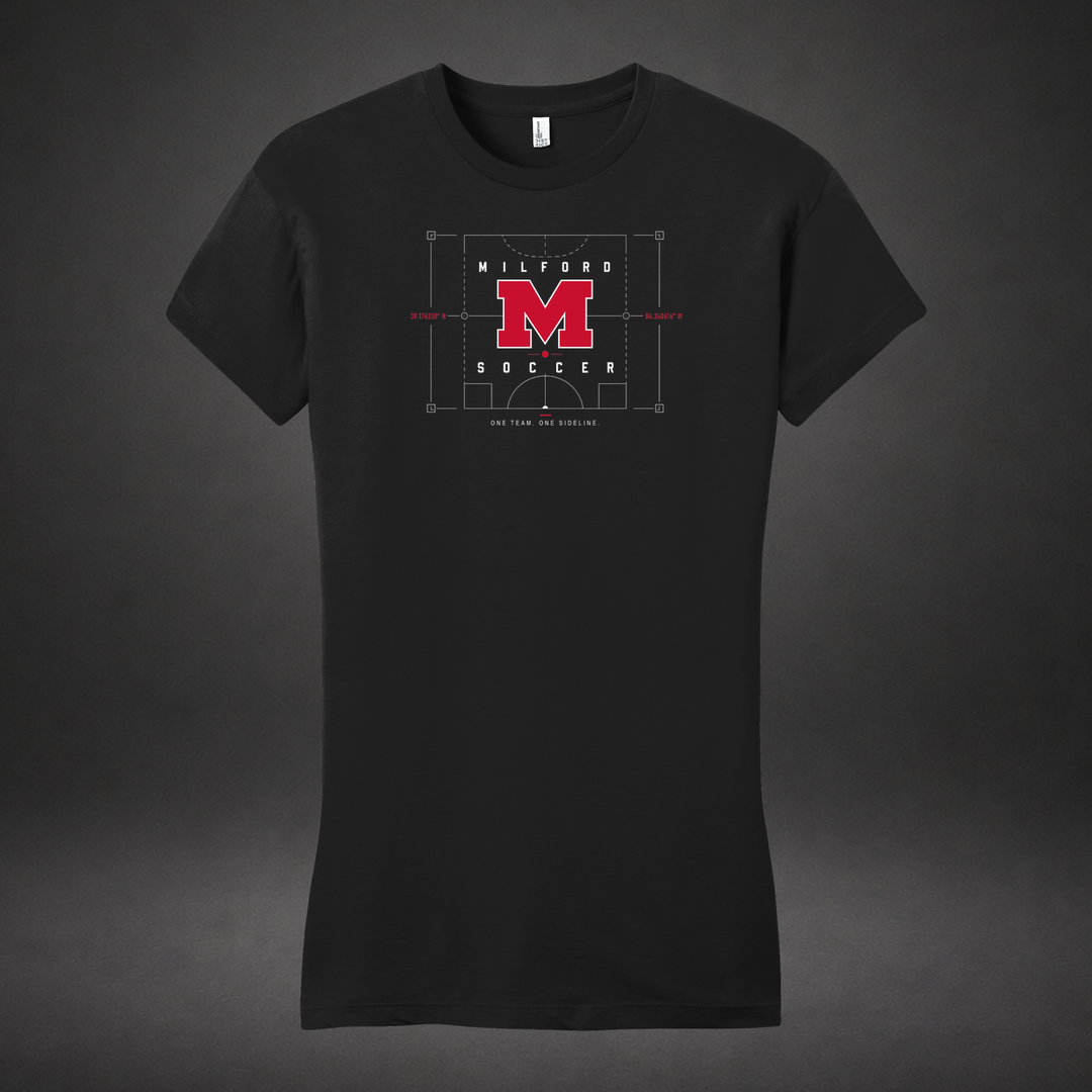 Precision womens-tee — black