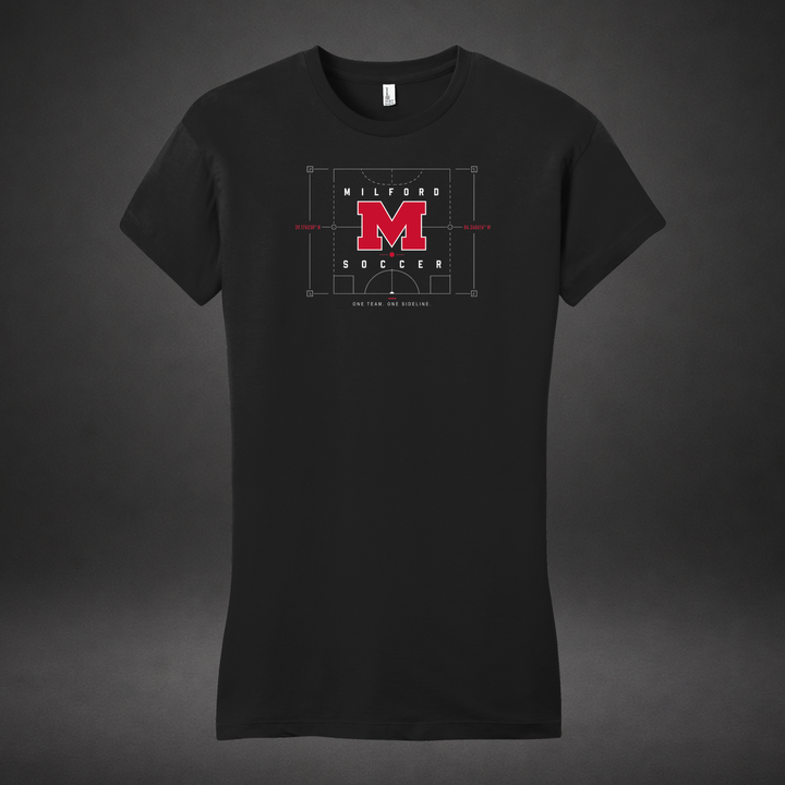 Precision womens-tee — black