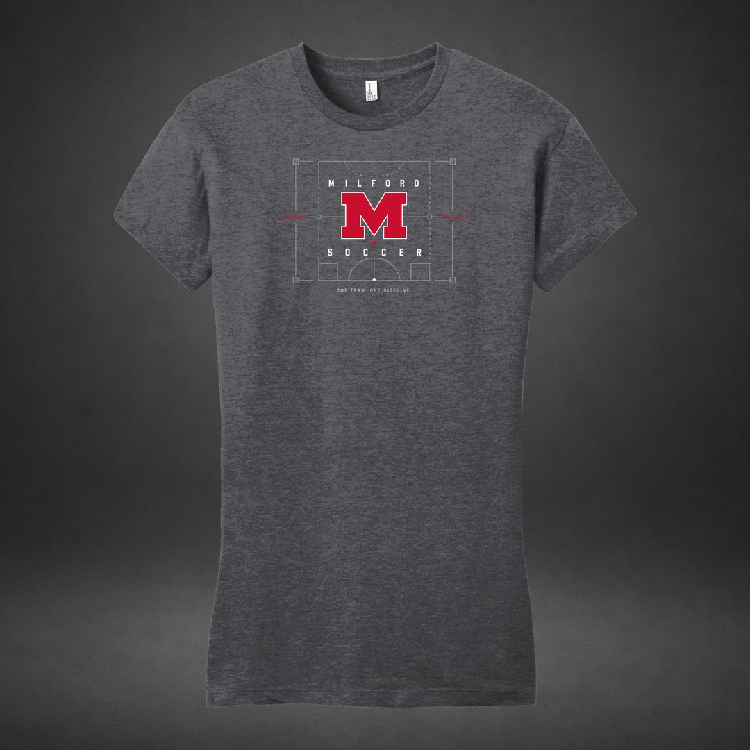 Precision womens-tee — grey