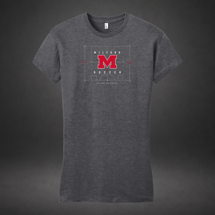 Precision womens-tee — grey