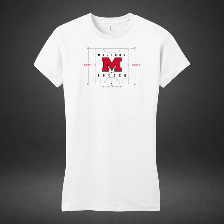 Precision womens-tee — white