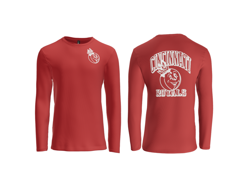 Cincinnati Royals Logo Long Sleeve