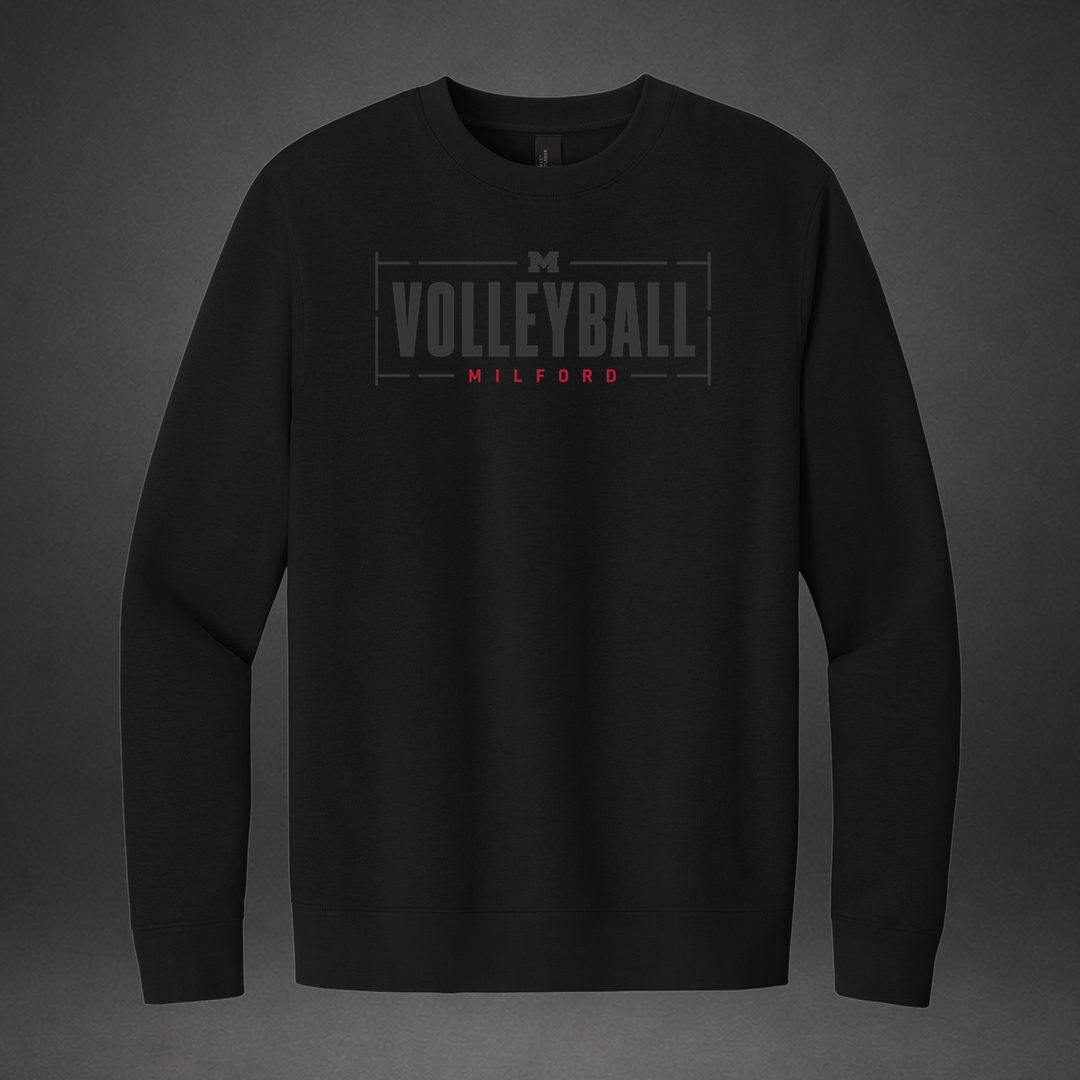 Sideout crewneck — black