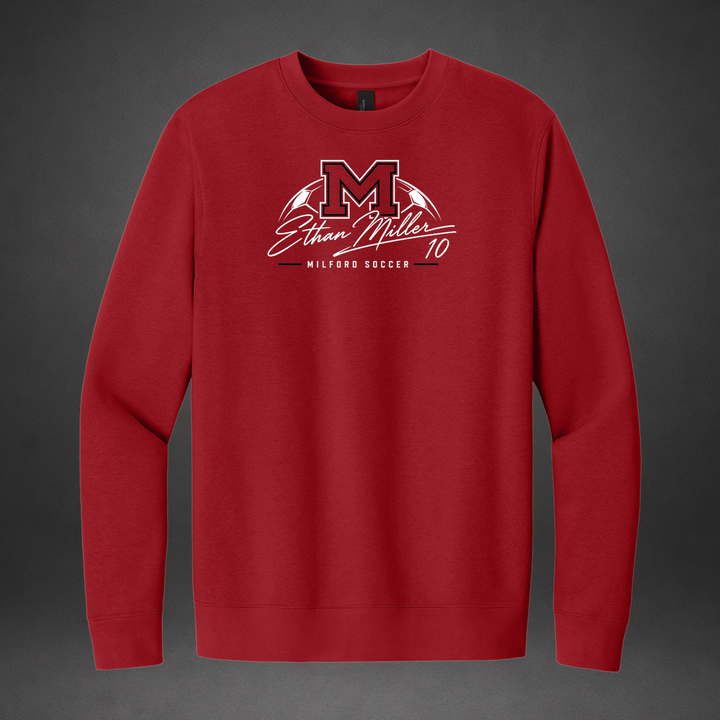 Signature crewneck — red