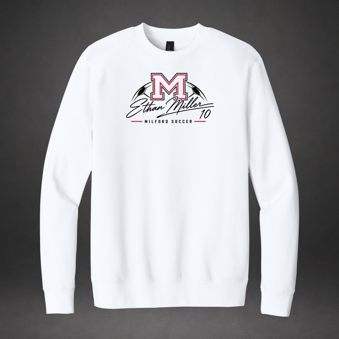 Signature crewneck — white