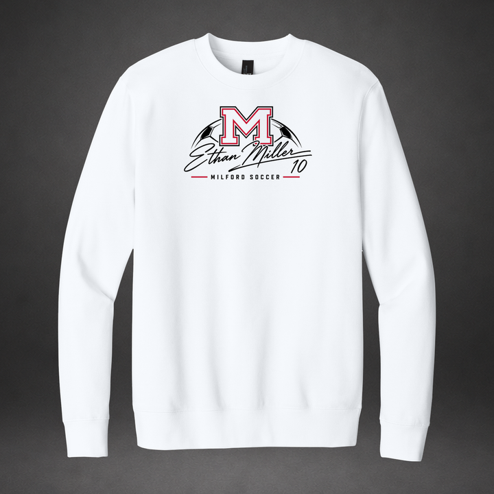 Signature crewneck — white