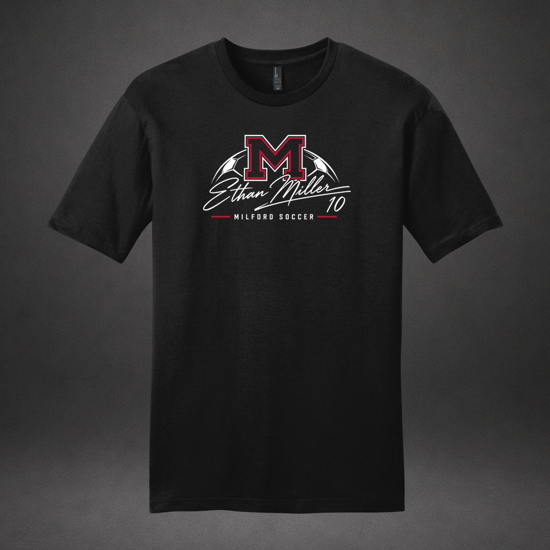 Signature tee — black