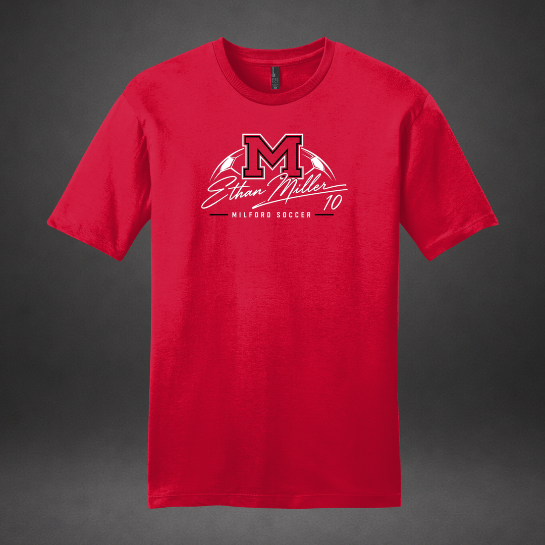 Signature tee — red