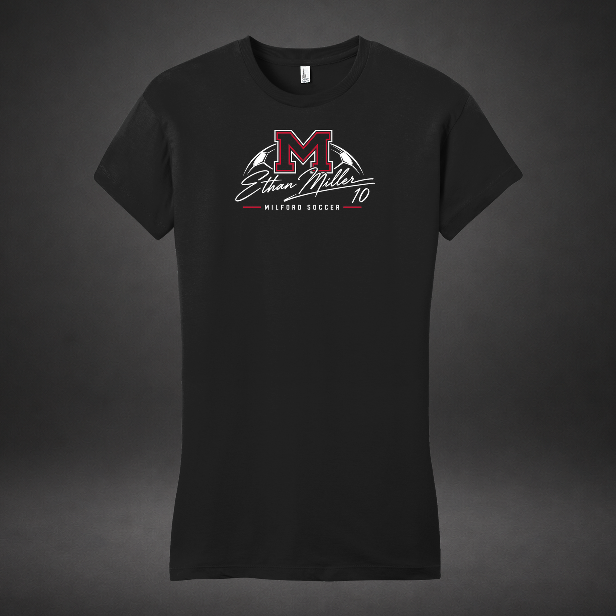 Signature womens-tee — black