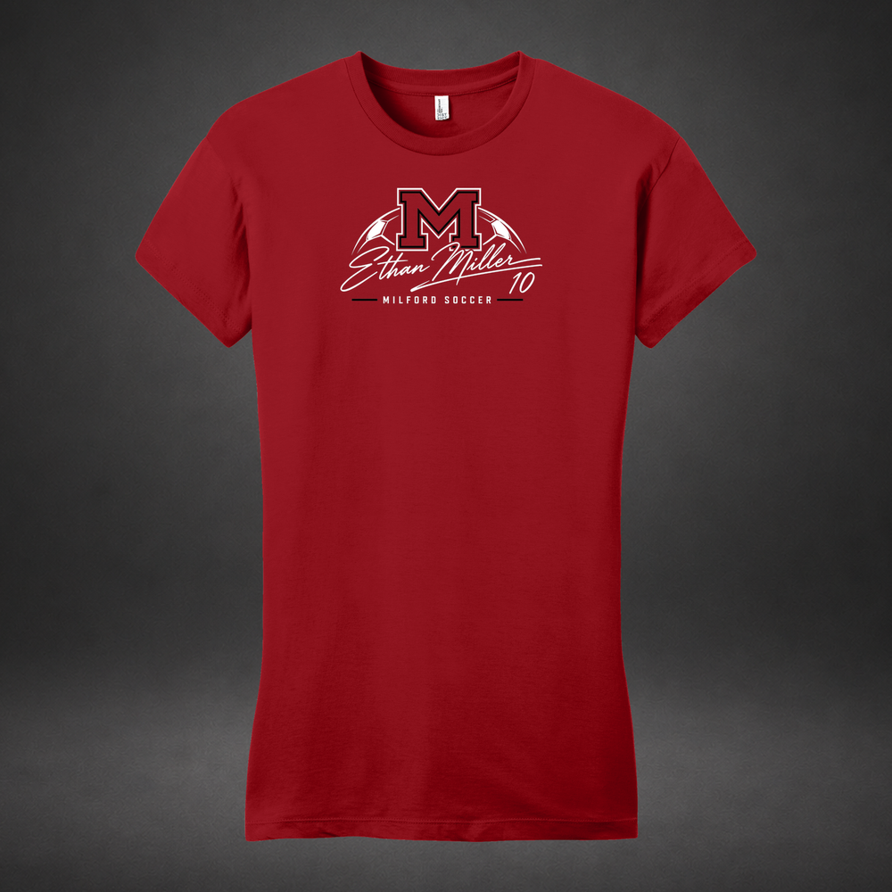 Signature womens-tee — red