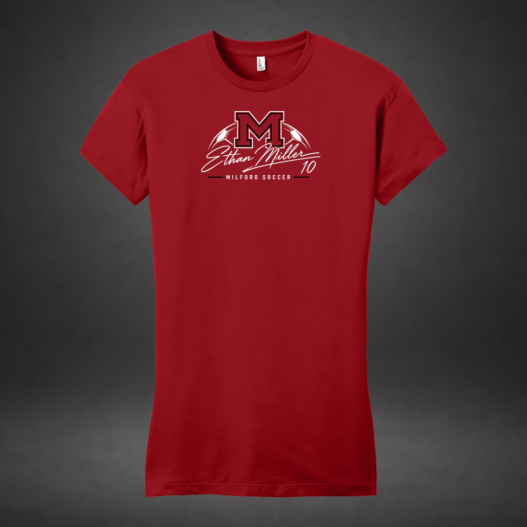 Signature womens-tee — red