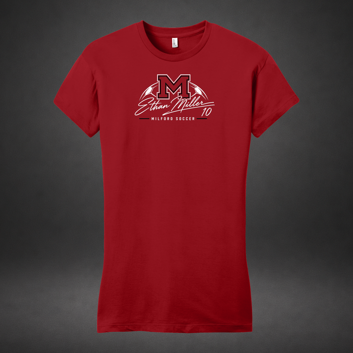 Signature womens-tee — red