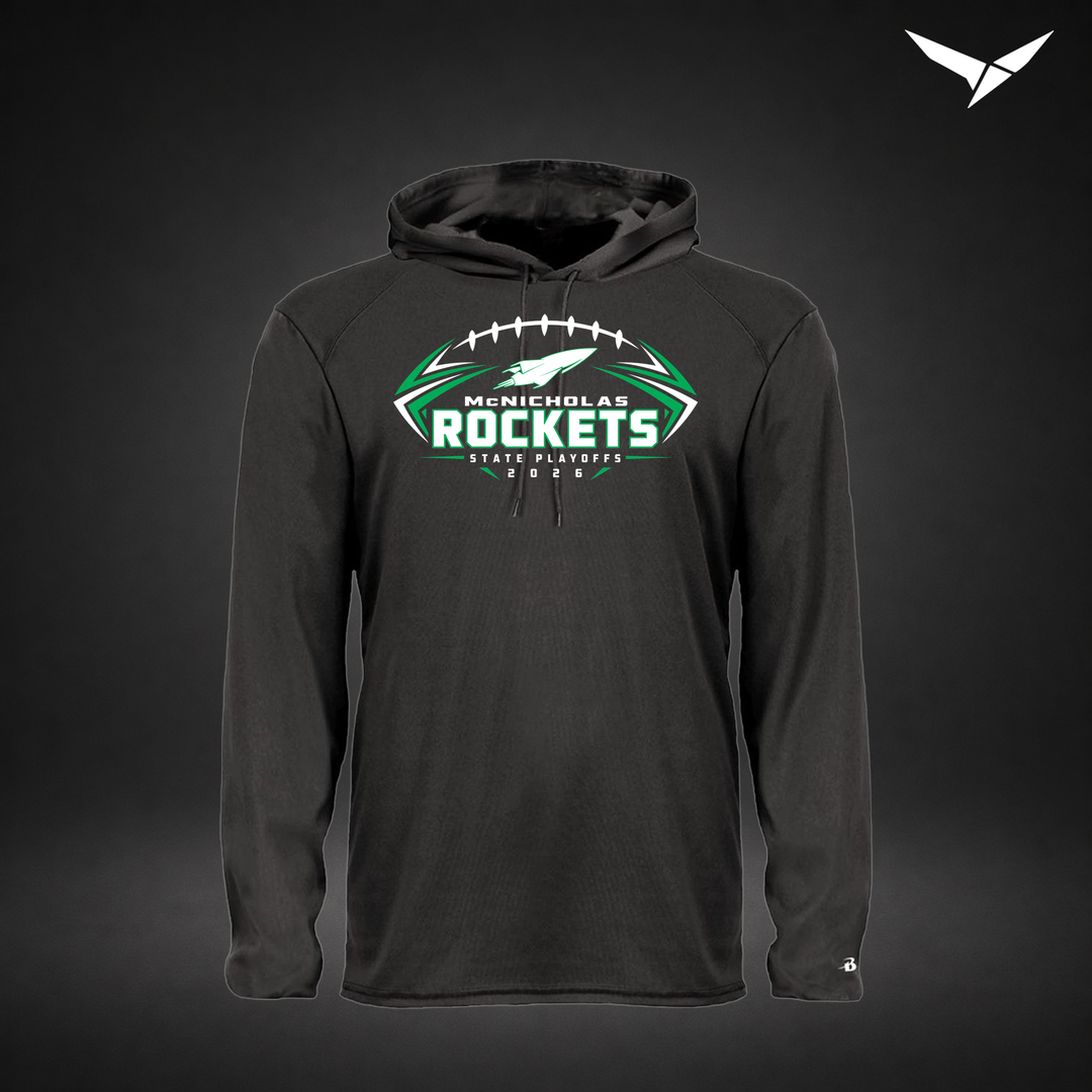 State Bound long-sleeve-hooded-tee — black — Front
