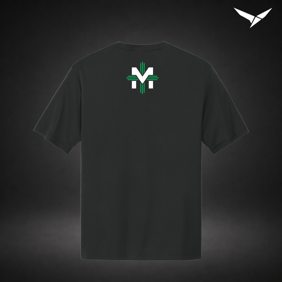 State Bound performance-tee — black — Back