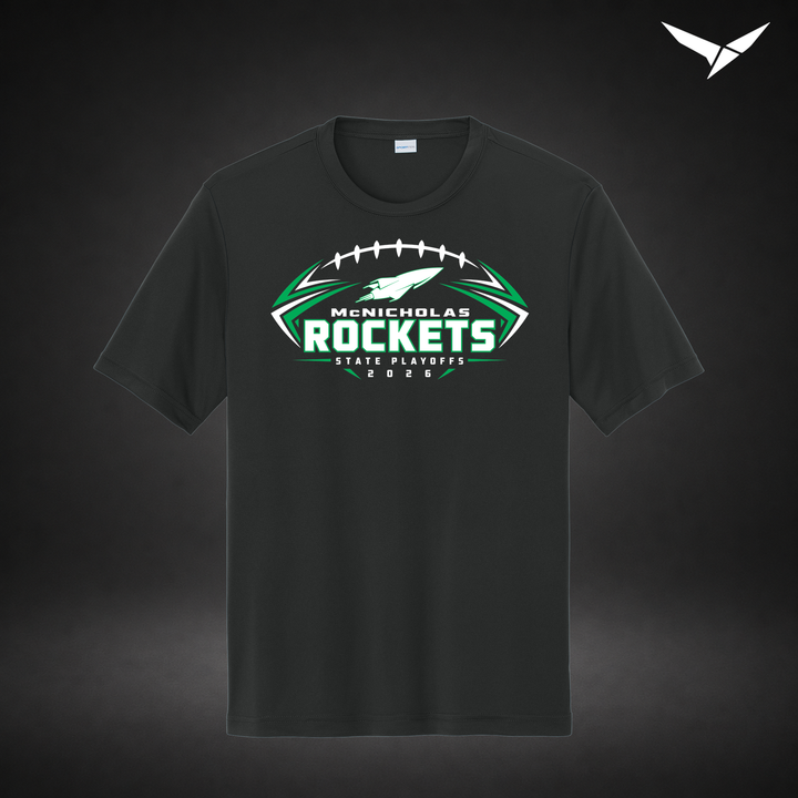 State Bound performance-tee — black — Front