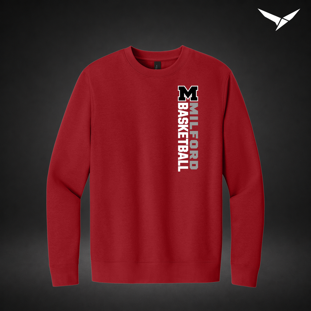 Crossover crewneck — red — Front