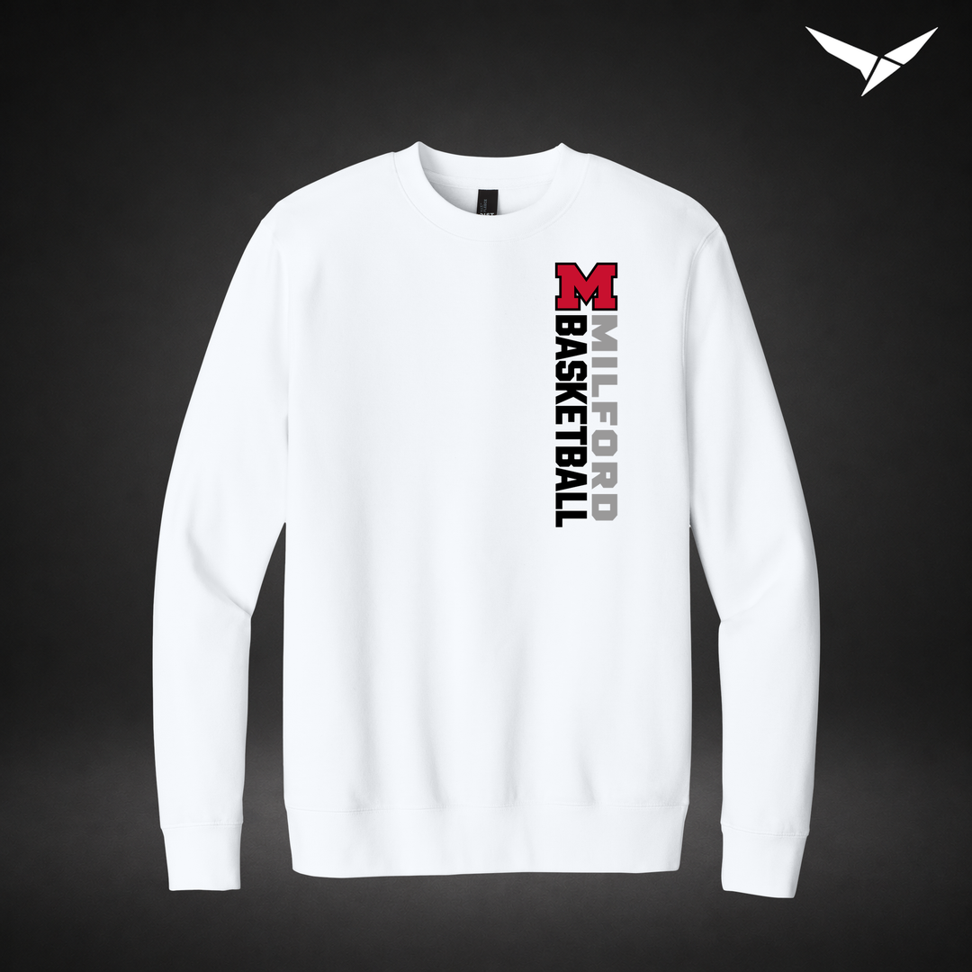 Crossover crewneck — white — Front