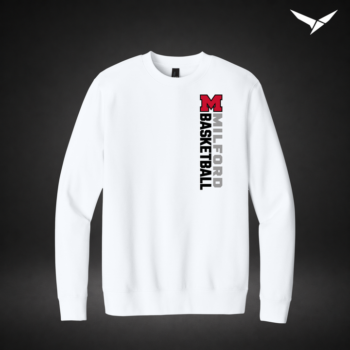 Crossover crewneck — white — Front