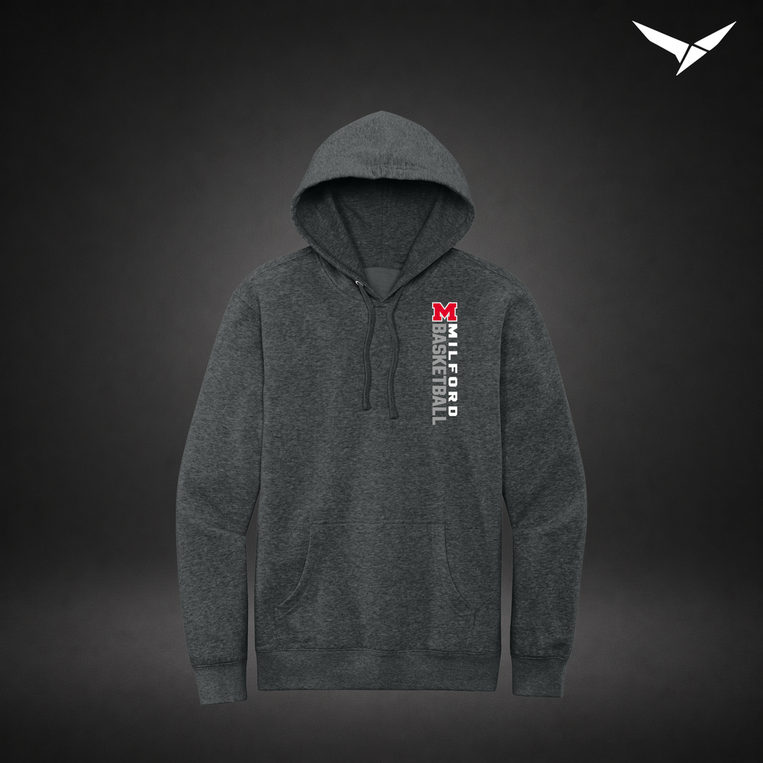 Crossover hoodie — grey — Front