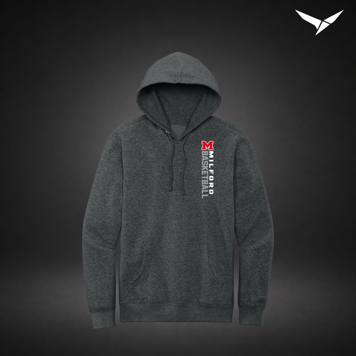 Crossover hoodie — grey — Front