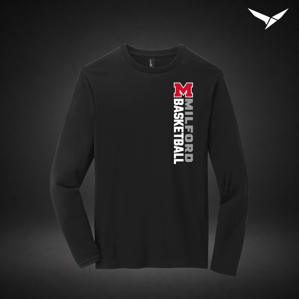 Crossover longsleeve — black — Front