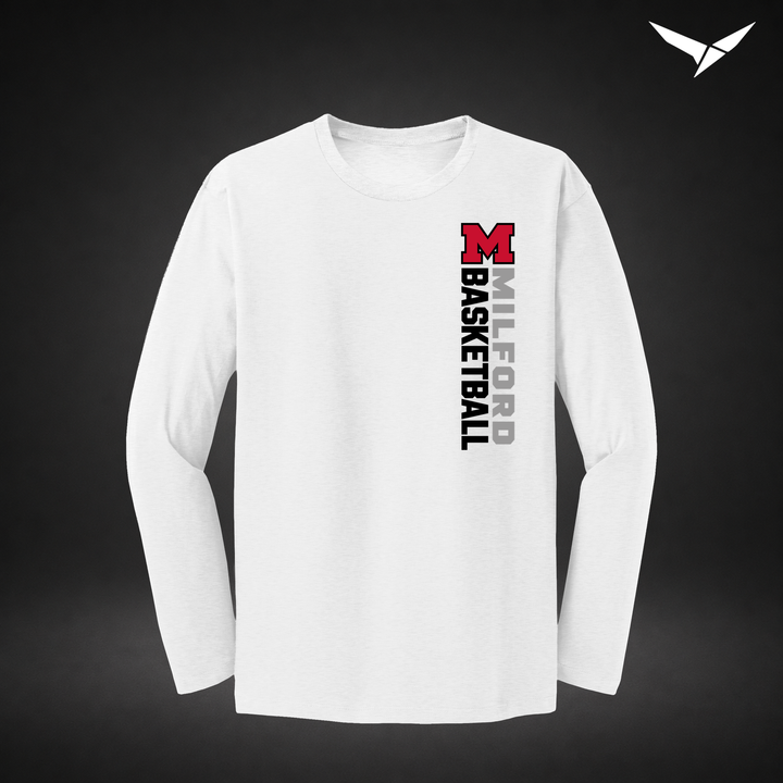 Crossover longsleeve — white — Front